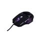 Andoer 7 2400dpi Wired Optical USB Gaming Mouse mouse buttons LED Adjustable Notebook PC (Personal Computers)