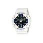 Casio - GA-100B-7AER - Men's Watch - Quartz Analog - Digital - Black Dial - White Resin Strap (Watch)