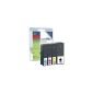 4 Compatible Ink Cartridges for Lexmark Impact S305 - Cyan / Magenta / Yellow / Black- XL - With Chip (Office Supplies)