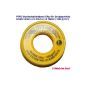PTFE thread sealing tape roll (Teflon tape) GRp for coarse thread DN50 according to DIN EN 751-3, 12mm x 0.1mm x 12m (100 g / m²) (5 pieces)