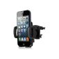 Wicked Chili Vent Mount for Apple iPhone 5S / 5C / 5/4 / 4S / 3GS / 3G / iPod Touch 5, 4, 3, 2 fan bracket (Made in Germany, for Car & Case) (optional)