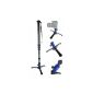 TRIOPO DV-28 Carbon monopod tripod monopod stand with spider blue ideal for videography (Electronics)