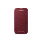 Samsung Flip Cover Case Cover for Samsung Galaxy S4 - Red (Accessories)