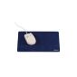 Durable 570 007 Mouse Pad Mouse Pad extra flat, velor like, 300 x 200 x 2 mm, dark blue (personal computer)