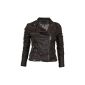 Women's summer leather jacket in 16 colors Biker Style 0508 Vegan Leather (Textiles)