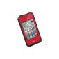 Lifeproof LPIPH4CS02RD Plastic Hard Case for iPhone 4 / 4S Red (Electronics)