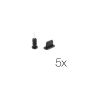 MC24® 5x Plugs Set - Headset Dust for iPhone 5 / 5S in black (Electronics)