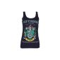 Harry Potter Slytherin Quidditch Team Women's Tank Top Navy Blue (Textiles)