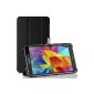 EasyAcc Ultra Slim Samsung Galaxy Tab 7.0 4 Hard Case with PU Leather Cases for Samsung Galaxy Tab 7.0 4 Smart Cover with Auto Sleep Wake up / stand function (black, artificial leather, ultra-thin) (Electronics)