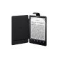 Black Cover with Light for Reader (PRS-T3 / T3S) from Sony: The built-in lighting lets you read in the dark.  The discreet ... the protective soft cover can be lowered (Electronics)
