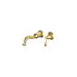 Ti-PVD Finish Wall antique style bathroom sink faucet