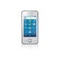 Samsung GT S5260 Mobile Phone GPRS / EDGE Bluetooth White (Electronics)