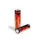 2er SET TrustFire 18650 3.7V Lithium-Ion battery protected 3000 mAh - Button Top (higher positive) (Electronics)