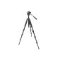 Professional 1.62 m Polaroid tripod (Studio Series) with ultra soft flat / tilt head, includes Deluxe Tripod Carrying Case + additional quick release plate for digital cameras and camcorders (Electronics)