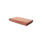 Carenesse sauna towel, spa / bath / shower towel, heavy (500 g / m²), 75 x 200 cm, terracotta Tuscan red,