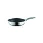 Domestic TOP Selection by Maeser, series Cursa, frying pan 24 cm, low-maintenance stainless steel pan with a 18/8 high-quality Swiss ILAG Ceramic coating (household goods)