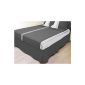 Sun Tan 986064 Mattress Cover Grey Polyester 190 x 140 cm (Housewares)
