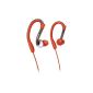 Philips In-Ear SHQ3000 sports headphones (waterproof & weld securely / antibacterial) incl. Bag, red (Electronics)