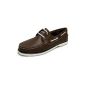 DEK - boat shoes with laces - man - brown leather (clothing)