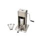 Ricoo sausage filler RWH-03 sausage machine sausage machine sausage sausage tip Press Sausage Stuffer Wurstfüllgerät hand sausage filler sausage Hand Press +++ 3 liters +++ +++ 2-speed transmission included.  4 filling tubes +++ +++ Material V2A stainless steel (houseware)