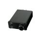 SMSL SA-50 2x50W D-AMP TDA7492 Hi-Fi stereo amplifier Amplifier Power Amplifier + Power Adapter - Black (Electronics)