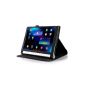 IVSO Slim-Book Case Cover for Lenovo Yoga Tablet 2 10.1-inch tablet with Function Sleep / Wake Automatic (Black) (Electronics)