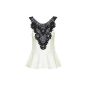 Ninimour-Sexy Women Lace Couture Patchwork Harness Base Skirt Dress (Clothing)