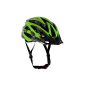 AWE® WaveTM man Bicycle Helmet Size 56-58 cm Black / Green (Miscellaneous)