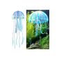Artificial Jellyfish Ornament for Fish Tank and Aquarium - Blue (Miscellaneous)