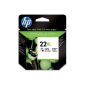 HP 22XL Tri-color Original Ink Cartridge with high range (Office supplies & stationery)