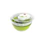 Emsa 2030316 Collapsible Salad Spinner TurboLine 4.5 L Green / Translucent (Kitchen)