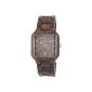 Wewood Mens Watch analog quartz Metis One Size dark brown, dark brown (clock)