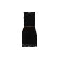 Fast Fashion Ladies Armelloses floral lace skater dress (40/42, Lace-black) (Textiles)