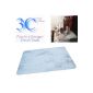 Cutting Board Tempered Glass - 33 X 53 cm - Odorless, cold surface does not scratch, resistant to heat.  Marble (Kitchen)