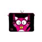 DIGITTRADE LS140-15 Notebook Sleeve 15.4 inch 39.6cm Laptop Case Kitty to Go Neoprene Protective 39.6cm to 15.6 inches waterproof Anti Shock Protection System Case Neoprene (Accessories)