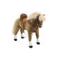 Happy People 58,983 - Haflinger with sound stand with saddle and bridle (Toy)