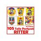 105-Piece KNIGHT PARTY SET for children's birthday with 8 children: plates, cups, napkins, invitations, party bags, Bunting, streamers, balloons, many, many more of folate // birthday party party party dragons Kunibert