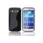 CityCase - TPU Silicone Case SAMSUNG GALAXY GRAND 2 LTE Case Cover - Black S-line - With Stylus & 3 films (Electronics)