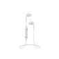 Bluetooth Headset Earphone 4.0 Crystal stereo voice-control in-ear headphones microphone Waterproof / anti- sweat (White) (Electronics)