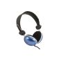 Headphones '' Grundig '', stereo, blue (Electronics)