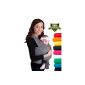 LIFETIME WARRANTY - Baby carrier CuddleBug - gray Scarf carrying baby - COMPLETELY NATURAL - Free Shipping - One Size - Money Back Guarantee (Baby Care)