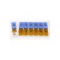 Medicator Set of 4 (of 4) Blue (evening) / orange (morning) pillbox Pill medication dosing seven days Original Tiga-Med Quality