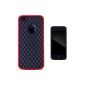 Zooky® Red EXTREME CARBON Hull / Case / Cover for Apple iPhone 5 / 5S (Wireless Phone Accessory)