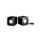 auvisio active stereo speakers in the cube design, USB Power Port (Electronics)