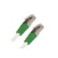 RJ 45 cable shielded white cross green 10 meters