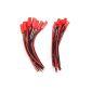 10 Pair 100mm JST connector Cable Jack Male Female For RC Helicopter (Electronics)