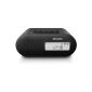 Philips AJB4700 / 12 clock radio (DAB +, FM, 2 alarm times, Sleep Timer), black (Electronics)