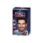 Schwarzkopf Men Perfect anti-gray color gel, 80 Nature Black Brown, 3-pack (3 x 1 piece) (Health and Beauty)