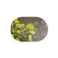 Garden tablecloth Color & Shape Selectable Food safe Made in Germany - C apri Brown Green Oval 130 x 180 130x180 cm tablecloth Lotus effect Water-repellent - C apri Brown Green Oval 130 x 160 cm
