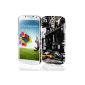 Cadorabo!  TPU Hard Cover for Samsung Galaxy S4 (GT-i9500 / GT-i9505 LTE) in patterns New York Cab (Wireless Phone Accessory)